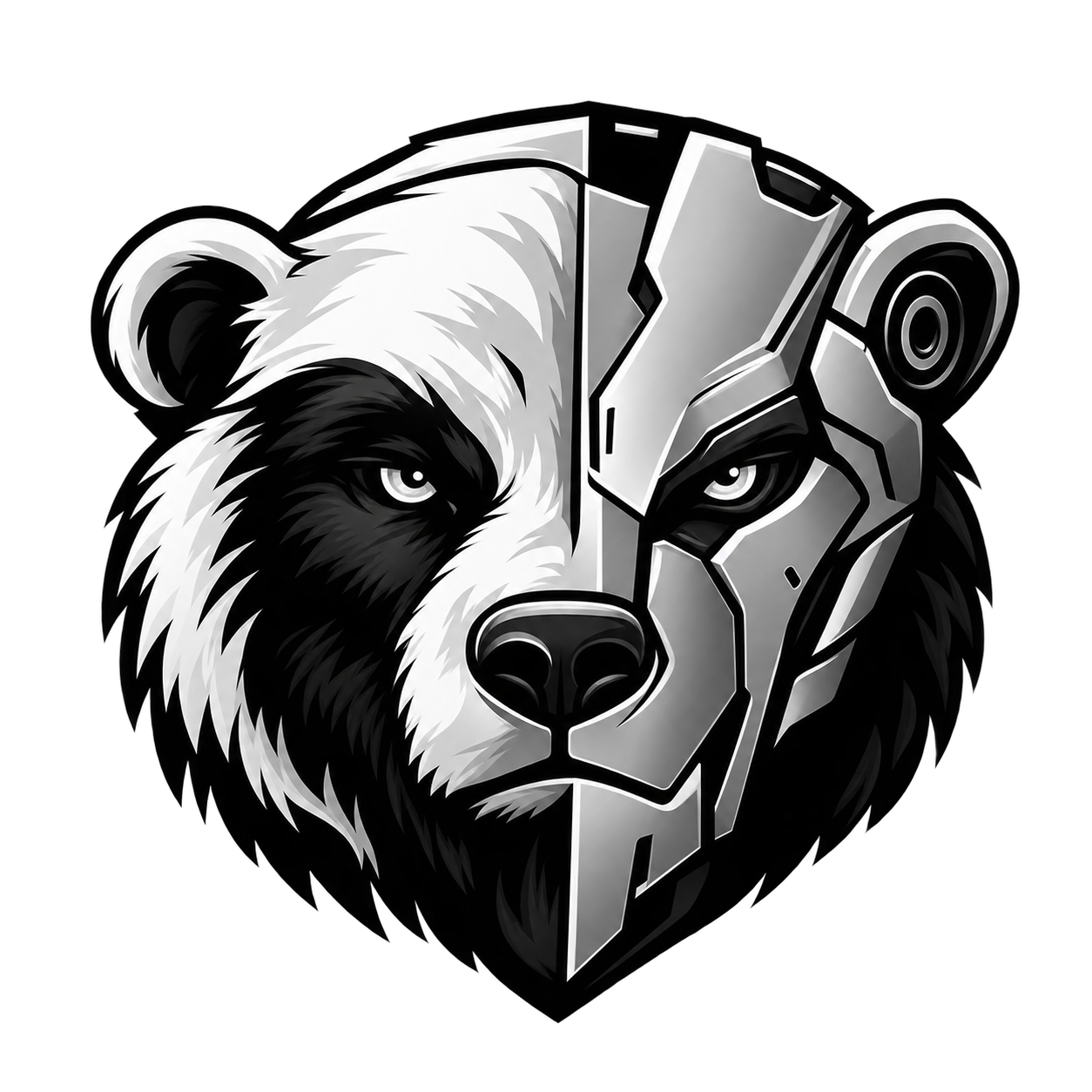 Cara oficial del tejón Honey Badger